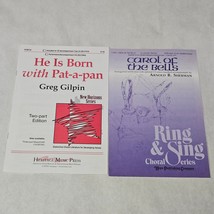 Chorale Christmas Sheet Music Lot of 11 Religious and more - £11.71 GBP