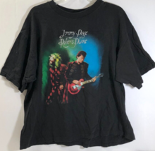 Robert Plant Jimmy Page Vintage &#39;98 Clarksdale Black 2-Sided Concert T-Shirt Xl - £74.76 GBP