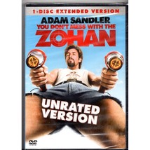 You Don&#39;t Mess With The Zohan Dvd, Adam Sandler, Unrated! BRAND-NEW, Sealed - £9.62 GBP