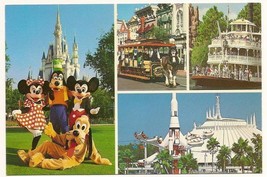 Vintage WALT DISNEY WORLD Postcard Magic Kingdom 4x6 0100 11801 Unused - £4.62 GBP
