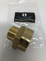G Thread (Metric BSPP) Male to NPT Thread Female Fitting Adapter - 1/2&quot; ... - $15.00
