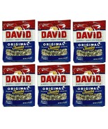 David Salted &amp; Roasted Jumbo Original Sunflower Seeds 3.75 oz Each SEALED - $18.78+