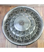 1975-1985 Cadillac DeVille Seville Fleetwood 15in Wire Spoke Hubcap w Em... - €49,86 EUR