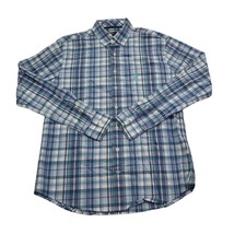 Johnnie- O Shirt Mens S Check Hangin Out Long Sleeve Button Up Surfing - $22.28