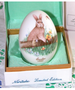 1990 Noritake Bone China Easter Egg, Bunny And Butterfly, 20th Limited E... - £11.01 GBP