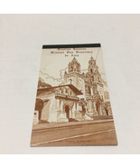 Vintage stationery writing paper tablet Mission Dolores San Francisco gr... - £34.18 GBP