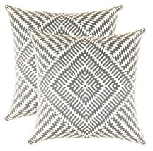 TreeWool (Pack of 2) Decorative Throw Pillow Covers Kaleidoscope Accent in 100%  - £14.68 GBP