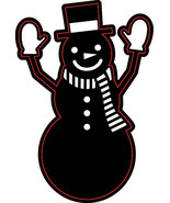 Christmas Craft Dies Snowman With Mittens - £25.32 GBP