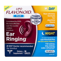 Lipo-Flavonoid Plus, Day / Night Kit Tinnitus Relief, 90 Caplets - £27.15 GBP