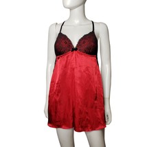 Linea Donatella Red &amp; Black Nightie Lingerie Size Large - £19.78 GBP