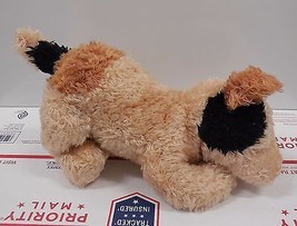 10&quot; Gund Stuffed Plush Puppy Dog Ketch Beige Tan Brown Black Spot 5349 - £33.88 GBP
