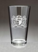 Henry Irish Coat of Arms Pint Glasses (Sand Etched) - £54.37 GBP