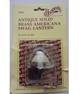 Vintage Dollhouse Houseworks Antique Solid Brass Americana Swag Lantern  - $1,782.25 CAD