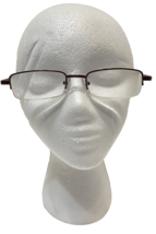 Foster Grant Eyeglasses CT0713 Bronze Metal Frame 52 19 141mm Half Rim - £13.75 GBP