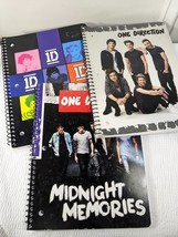 One Direction spiral bound notebook SET of 3 Harry Styles Liam Payne 1D ... - $27.00