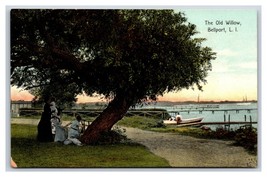 The Old Willow Bellport Long Island New York NY UNP Unused DB Postcard V17 - £11.79 GBP
