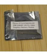 NOS Micron MT2LG25664HG-83 2MB 144 Pin 100MHz SGRAM Video Memory - $442.16 MXN