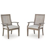 Rainier Ranch - Brown / Beige - Arm Chair With Cushion (Set of 2) - $9,889.14 MXN