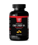 Skin health supplements - NORWEGIAN COD LIVER OIL - Cod liver oil softge... - £14.01 GBP