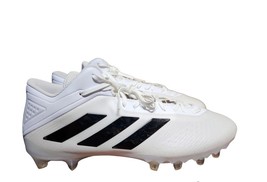 Adidas SM Freak FX1307 Mens White &amp; Black Size 16 Mid Football Cleats - $69.29