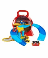 Disney Jr. Mickey Mouse Stow n Go Garage Figure and Vehicle Playset Comp... - €11,16 EUR