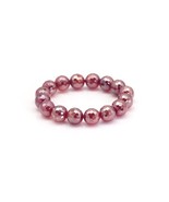 Natural Mystic Red Agate, 6/8/10/12mm Handmade Round Bead Bracelet Reiki... - $6.50+