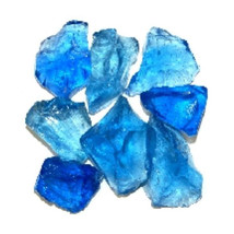 Recycled Chunky Glass, Crystal Blue - Medium - 0.5-1 in. - 3 lbs - $606.69 MXN
