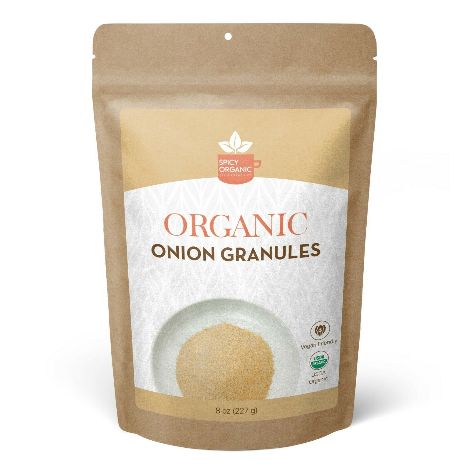 Primary image for Organic Onion Granules (8 OZ) - Culinary Granulated Onion With Strong Flavor