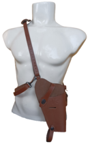 M7 M1911 Dark Brown Leather Shoulder Holster Leather-RIGHT HAND - £24.84 GBP