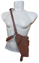 M7 M1911 Dark Brown Leather Shoulder Holster Leather-RIGHT HAND - £23.70 GBP