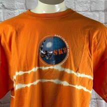 Vtg 90s Jem Sportswear East To West Skateboarding Mens XL T-Shirt Orange... - $34.64