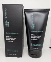 New in Box Urban Skin Rx Men Daily Exfoliating Face Wash And Scrub 5.1 oz. - £14.33 GBP