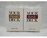 Set Of (2) Your Basic Deck Cigarette Playing Cards Decks Sealed - $25.73