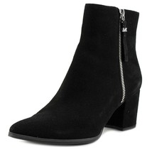 Michael Kors Women&#39;s Dawson Bootie Black Suede Zip Boots 11 - £100.60 GBP