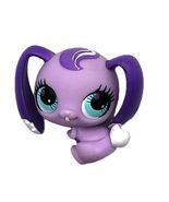 Littlest Pet Shop LPS Purple Bunny Rabbit With Blue Eyes #2736 - $4.95