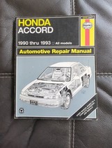 Used Honda Accord 1990 thru 1993 Haynes Repair Manual 42012 (2067) - £11.20 GBP