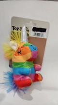 Toy Time All Natural Catnip Filled Cat Toy &quot;Rainbow Unicorn&quot; - £5.48 GBP