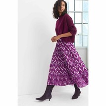 New Anthropologie Krissa Tiered Maxi Skirt by Nikasha $178 SIZE 6 Purple... - £48.02 GBP