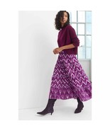 New Anthropologie Krissa Tiered Maxi Skirt by Nikasha $178 SIZE 6 Purple... - £48.14 GBP