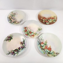 JPL Jean Pouyat Limoges Hand Painted Flower Plate Winter Berries Strawbe... - £95.09 GBP