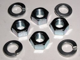 1961-1969 Corvette Nut And Lock Washer Set Fan To Clutch 8 Pieces - £11.67 GBP
