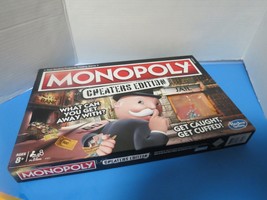 Monopoly Game The Cheaters Edition 2017 Hasbro Ages 8+ Complete In Box - £9.31 GBP