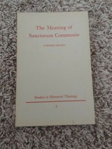 The Meaning of Sanctorum Communio (Stephen Benko - 1964) #3 - £3.15 GBP