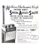 1975 Wilson FM Handheld Transceiver Advertisement Electronics Vintage DW... - $24.99