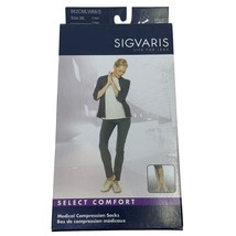 Sigvaris Essential 862 Opaque Women&#39;s Closed Toe Knee Highs w/Grip Top 2... - £46.90 GBP
