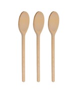 12 Inch Long Wooden Spoons For Cooking - Oval Wood Mixing Spoons For Bak... - £12.01 GBP