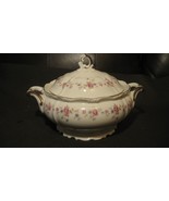 Homer Laughlin Eggshell Georgian Covered Dish With Lid Pink Roses - $121.86 CAD