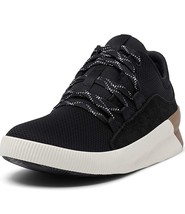Sorel Out &#39;N About III Plus Lace Sneaker  Black Waterproof Suede Sz 6.5 New - £58.42 GBP