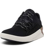 Sorel Out &#39;N About III Plus Lace Sneaker  Black Waterproof Suede Sz 6.5 New - £58.42 GBP