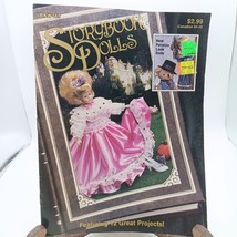 Vintage Doll Craft Patterns, Storybook Dolls BKW165, Wang 1991 - $8.80
